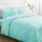 Perfect Nest - Plain Dyed Sea Green Percale Duvet Quilt Cover