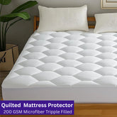 Perfect Nest - HH Quilted Mattress Protector 40cm Triple Filled
