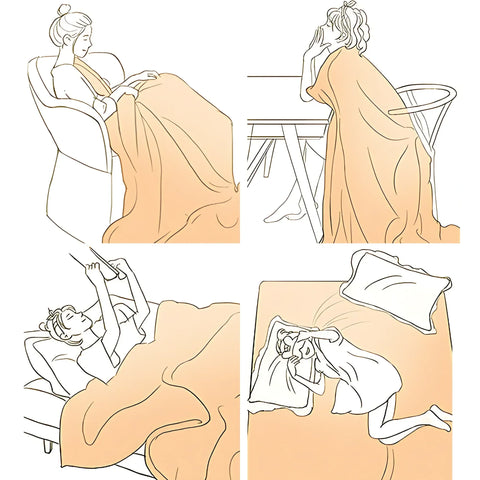 Perfect Nest - Luxury Faux Fur Rabbit Throw Blanket