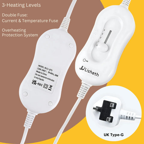 Perfect Nest - Heated Electric Blanket – Soft Microfiber