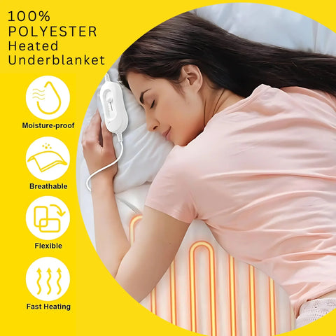 Perfect Nest - Heated Electric Blanket – Soft Microfiber