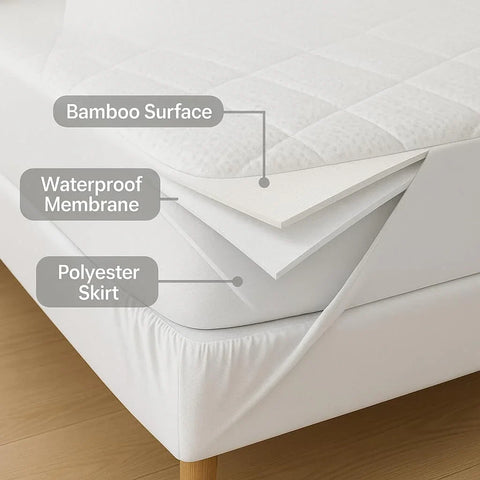 Perfect Nest - Waterproof Bamboo Mattress Protector