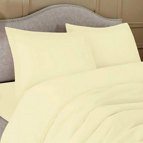 Perfect Nest - Premium King-Size Double Duvet Cover Set – Navy Percale