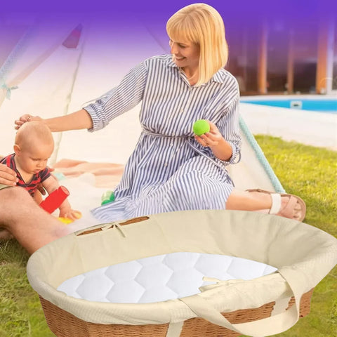 Perfect Nest - Baby Mattress Protector for Moses Basket and Cradles