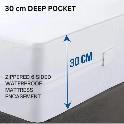 Perfect Nest - CL Fully Zippered Waterproof Mattress Protector Encasement