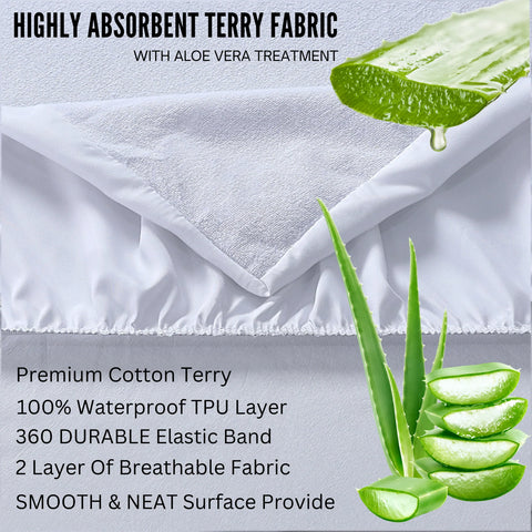Perfect Nest - Waterproof Terry Winter Bed Sheet