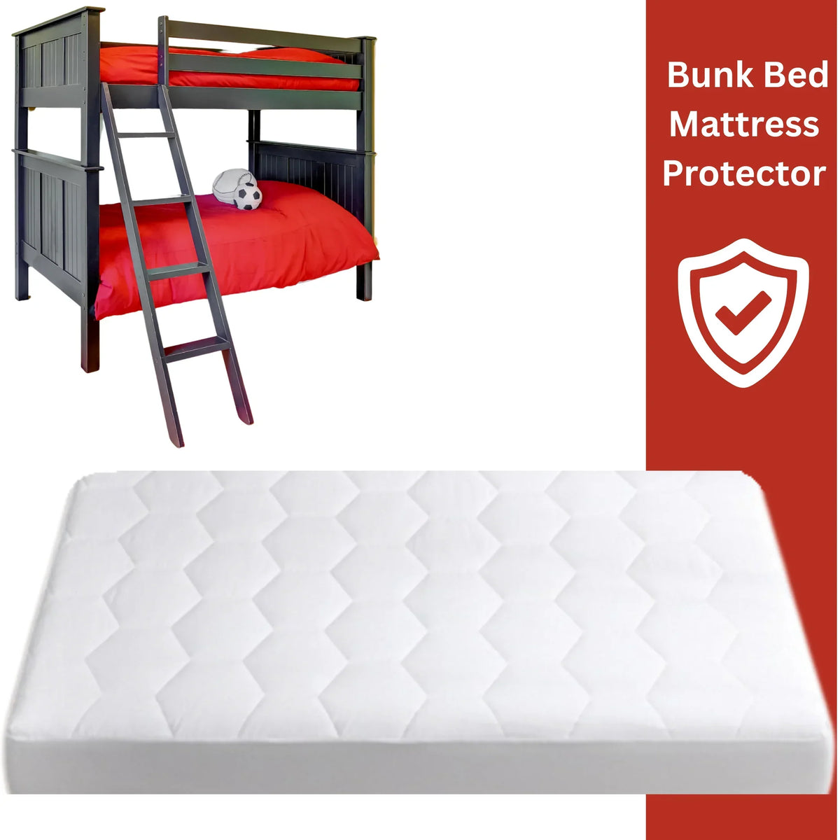 Perfect Nest - Bunk Bed Mattress Protector Sheet Hexagonal
