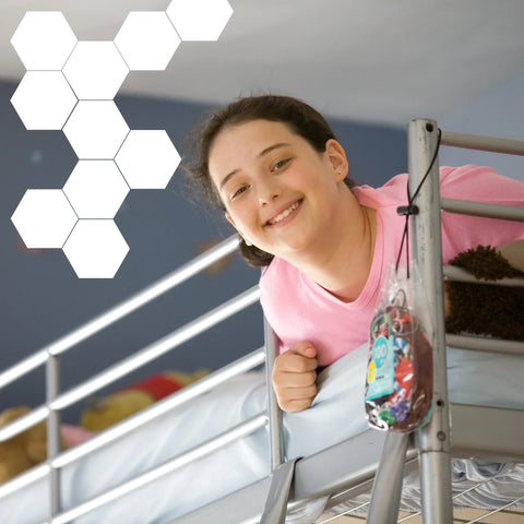 Perfect Nest - Bunk Bed Mattress Protector Sheet Hexagonal