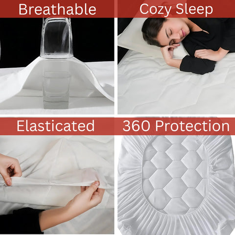 Perfect Nest - Mattress Protector Sheet | Lightweight, Breathable and Noise-Free