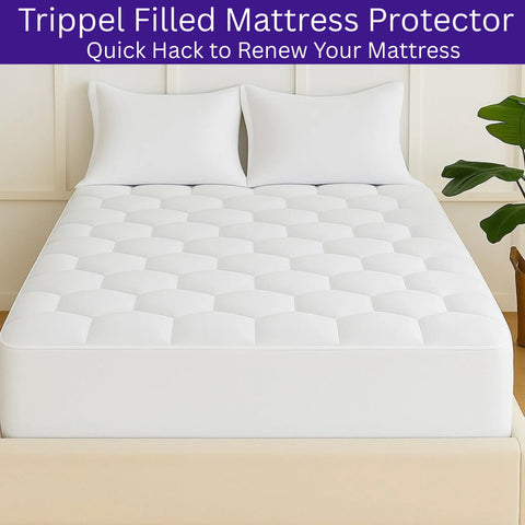 Perfect Nest - HH Quilted Mattress Protector 40cm Triple Filled