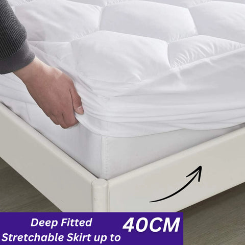 Perfect Nest - HH Quilted Mattress Protector 40cm Triple Filled