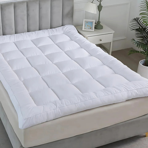 Perfect Nest - Luxury Mattress Topper – 10cm Extra Deep Fluffy Bed Enhancer