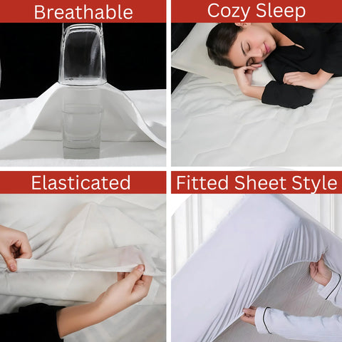 Perfect Nest - Quilted Mattress Protector Sheet