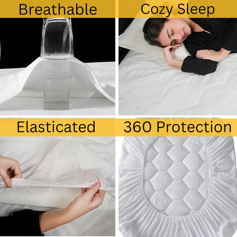 Perfect Nest - CL Mattress Protector Sheet | Hexagonal Style