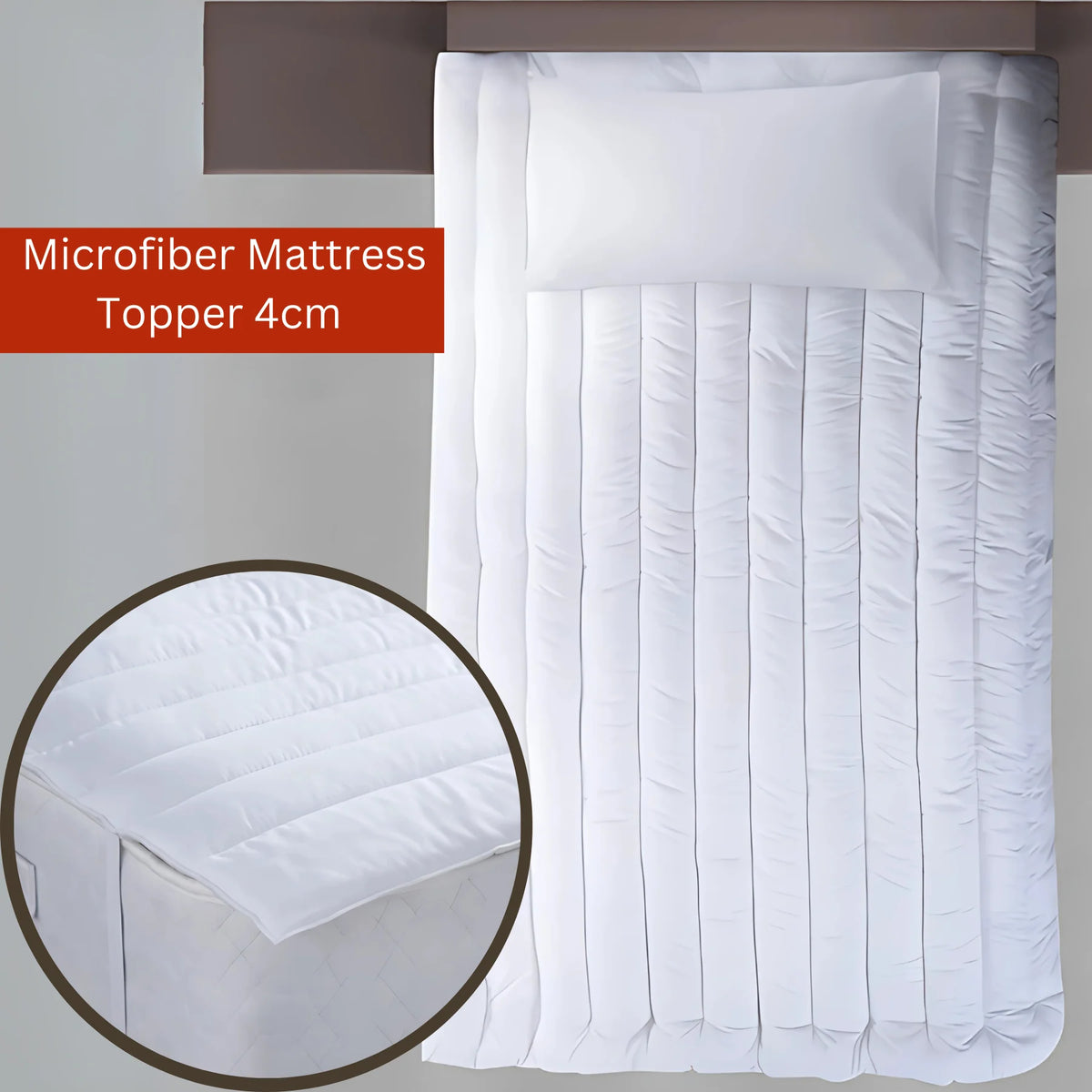 Perfect Nest - Hypoallergenic Luxury Mattress Topper – 4cm Deep