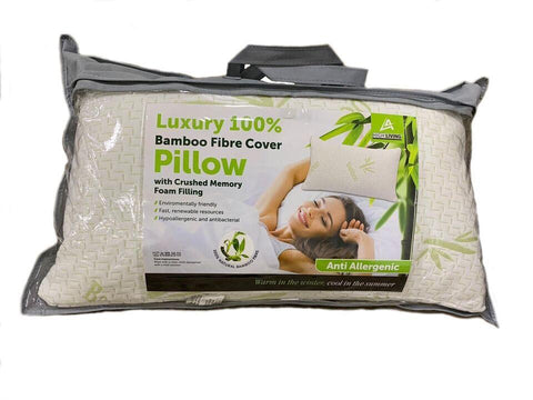 Perfect Nest - Crushed Memory Foam Bamboo Pillow