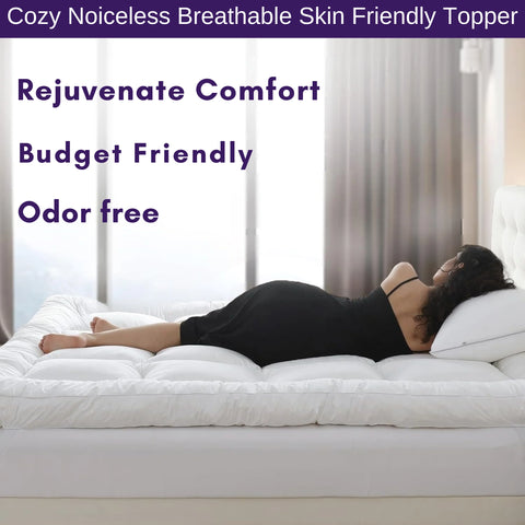 Perfect Nest - Luxury Mattress Topper – Extra Thick 11cm Deep Fill