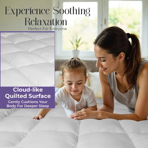 Perfect Nest - Luxury Mattress Topper – Extra Thick 11cm Deep Fill