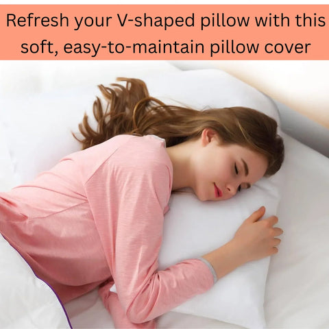 Perfect Nest - V-Shaped Support Pillow with Removable Cover